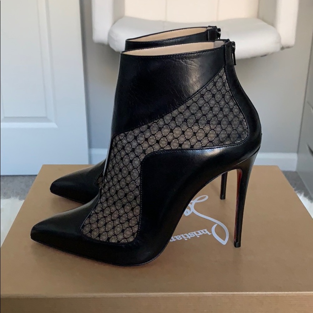 ❌SOLD❌ Christian Louboutin Pappillo Boots 100mm - Picture 2 of 8